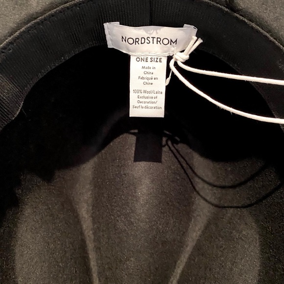 Brand new NORDSTROM Short Brim Wool Panama Hat - Picture 6 of 7